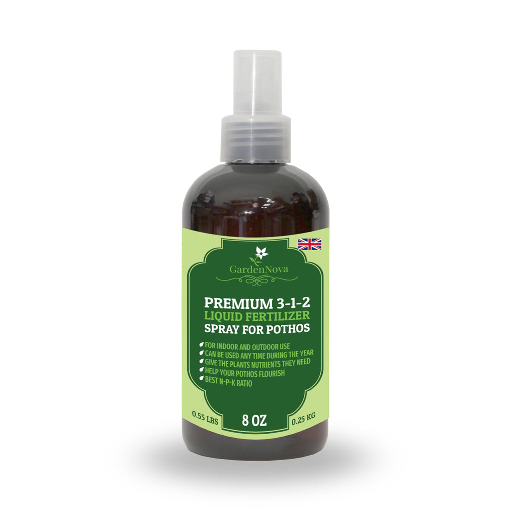 Professional POTHOS Spray Fertilizer Mist for Home Gardening | 3-1-2 Gentle Blend Mist for Healthy Leaves & Growth | Essential Nutrients for Pothos Plants - 8oz