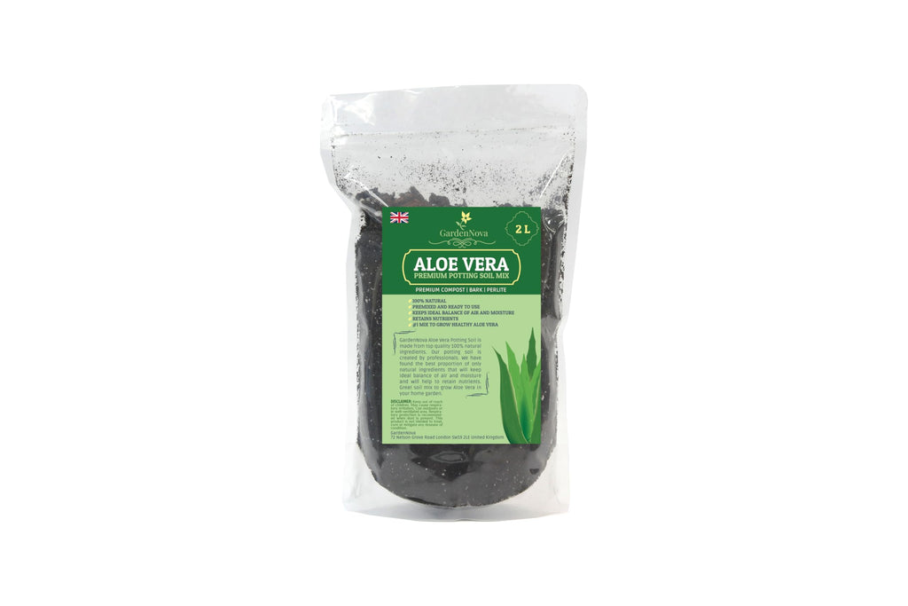 GARDENNOVA Premium Aloe Vera Potting Soil Mix - (2 LITERS Bag)