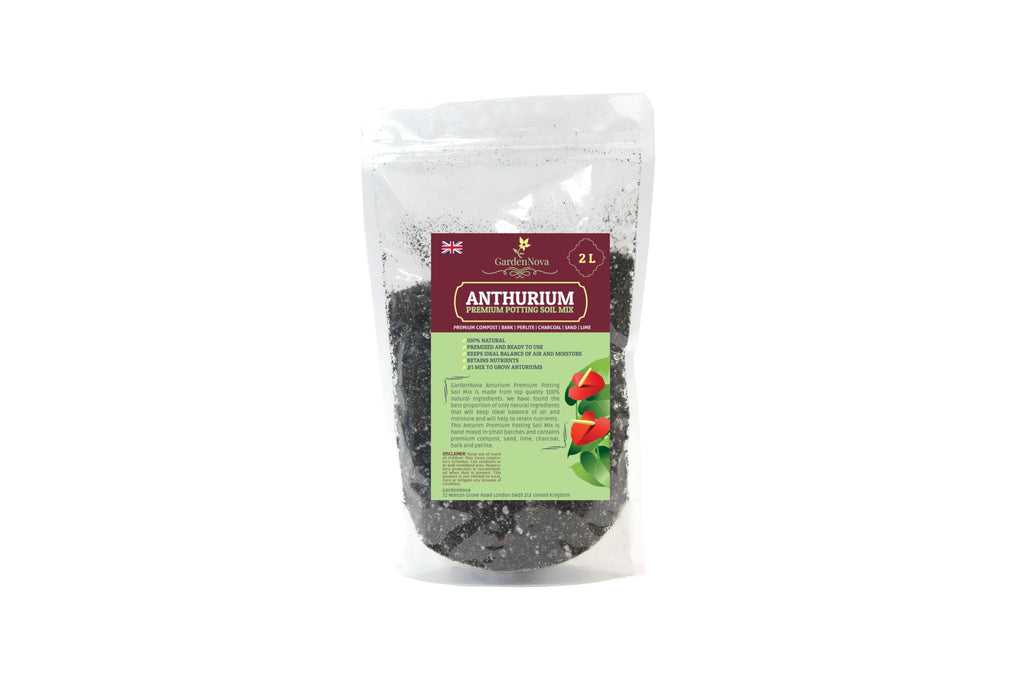 GardenNova Premium Anthurium Soil Mix - Perfect Blend for Thriving Anthurium Plants - 5 Liters