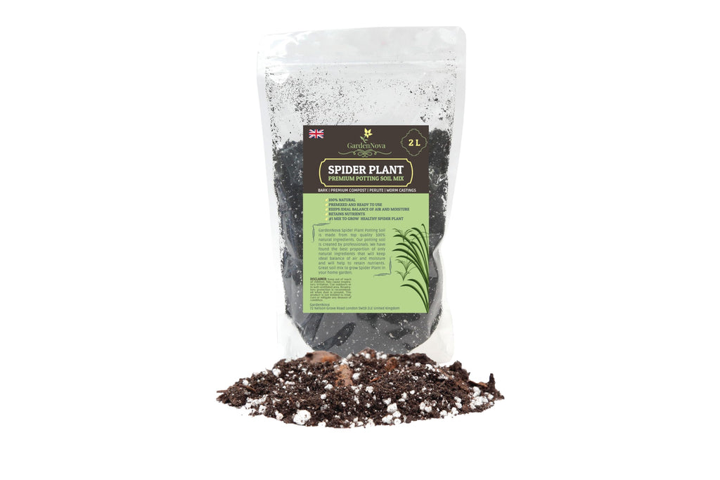 GARDENNOVA Premium Spider Plant Potting Soil Mix - (2 Liters Bag)