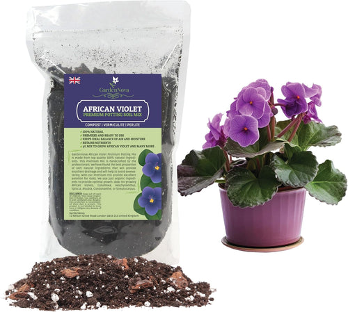 PREMIUM African Violets and Gesneriad Premium Soil Mix by GardenNova