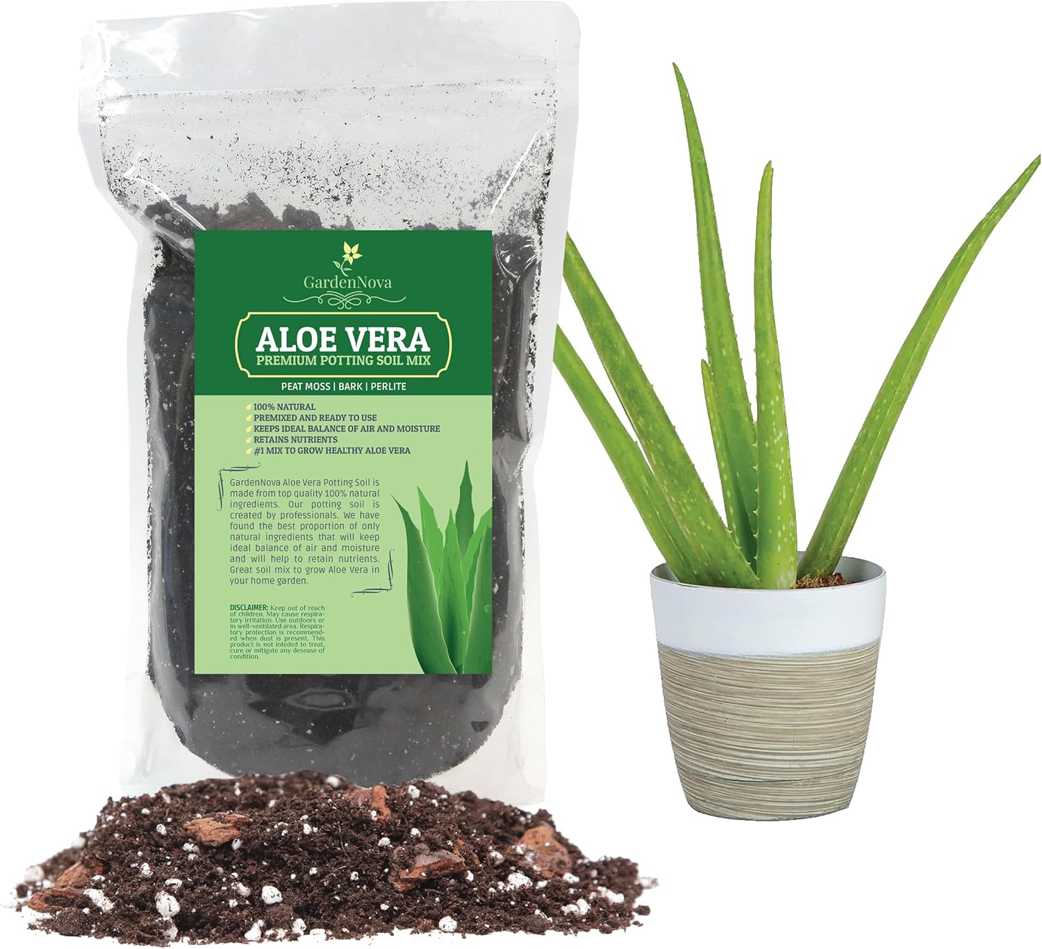 Premium Aloe Vera Potting Soil Mix